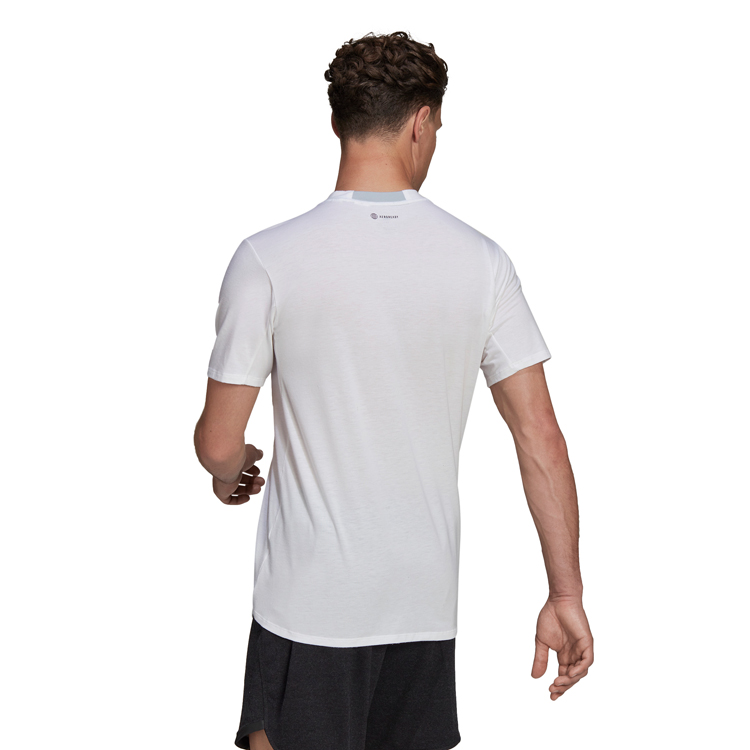 Tricou bărbătesc Adidas M D4T TEE S Alb photo 3