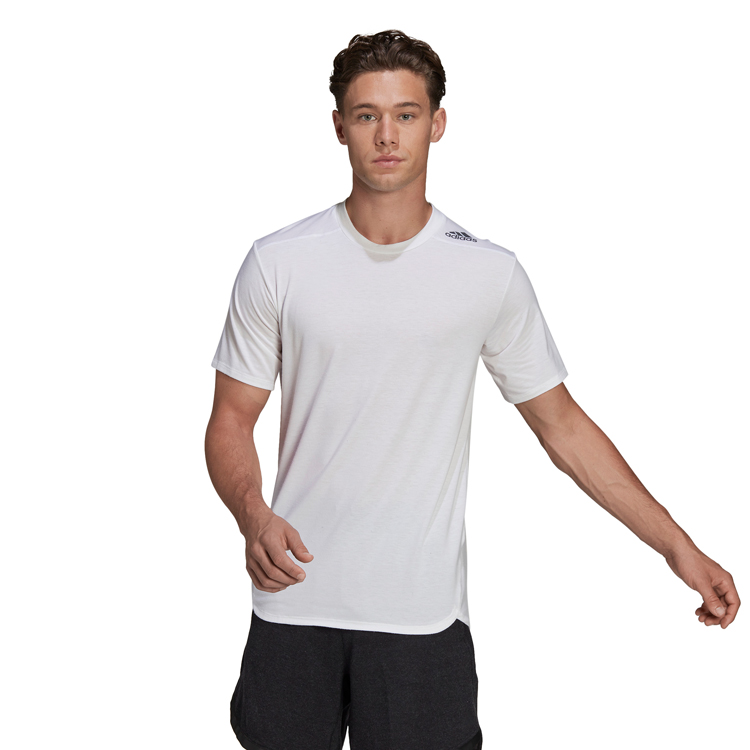 Tricou bărbătesc Adidas M D4T TEE S Alb photo 6