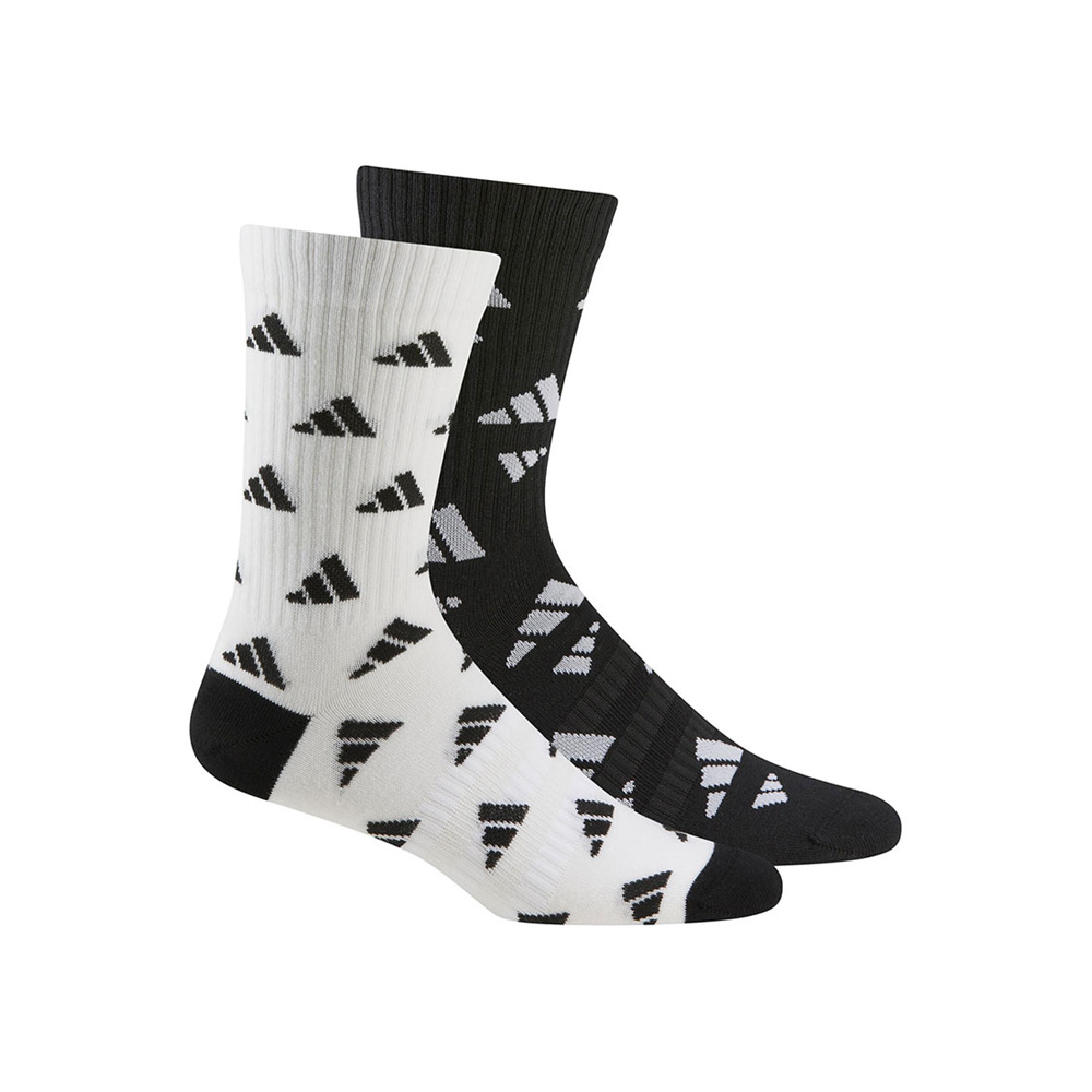 Sosete Unisex Adidas CREW AOP 2PP S Alb-negru photo 1 Sosete Unisex Adidas CREW AOP 2PP S Alb-negru photo 1