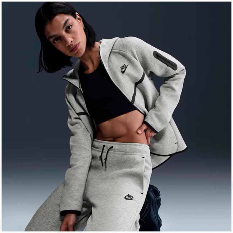 Брюки Nike W NSW TCH FLC MR JGGER 2 M Серый Женский photo 4