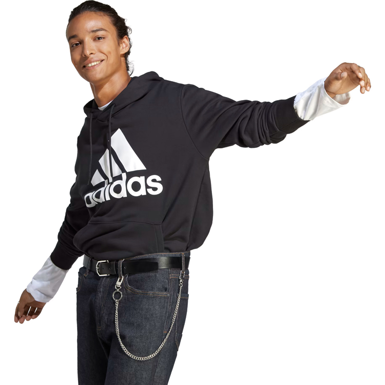 Hanorac pt bărbați Adidas M BL FT HD S Negru photo 2