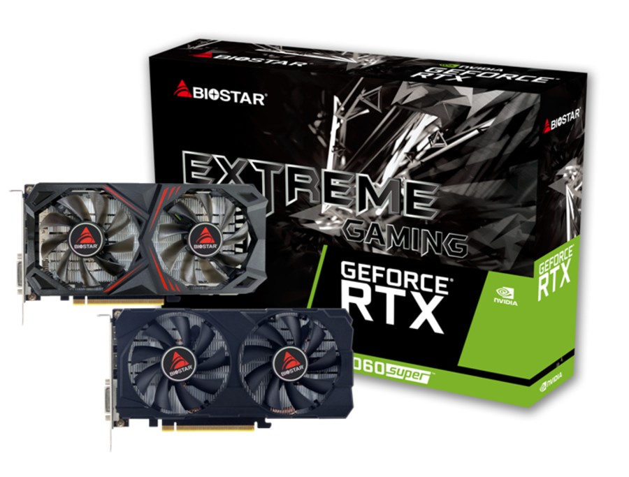 BIOSTAR GeForce RTX 2060 SUPER  8GB GDDR6, 256bit, 1650/14000Mhz, CUDA: 2176 processing, 1xDVI, 1xHDMI, 1xDP,  Dual fan, Retail (VN2066RF82) photo 1