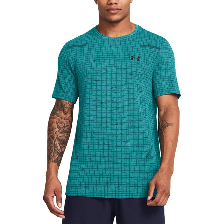 Футболка мужская Under Armour Vanish Seamless Grid SS L Зеленый photo 5