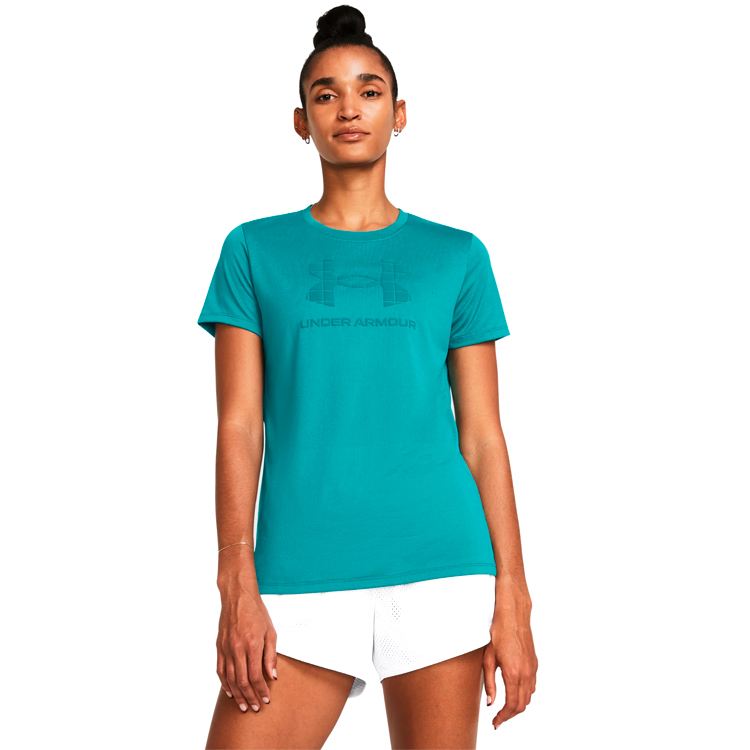 Футболка Under Armour UA Tech BL HD SS / Женский / L / Зеленый photo 4