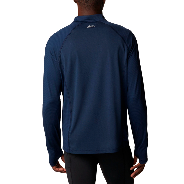 Hanorac pt bărbați Columbia M Endless Trail 1/2 Zip Mesh Long Sleeve S Albastru photo 3