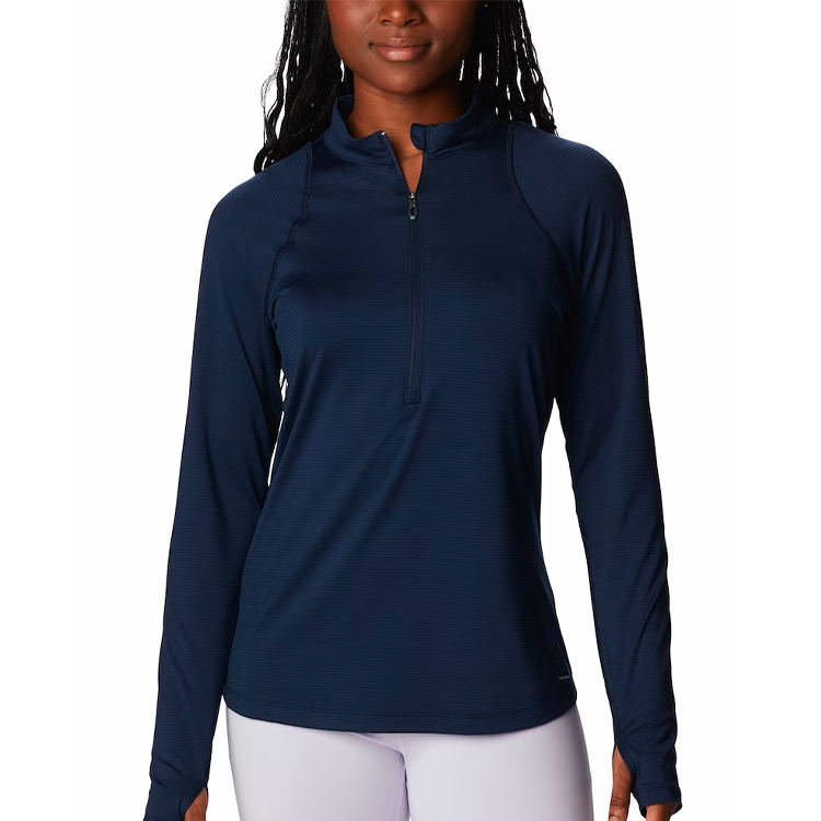 Hanorac Columbia W Endless Trail 1/2 Zip Mesh Long Sleeve XS Albastru Femei photo 1