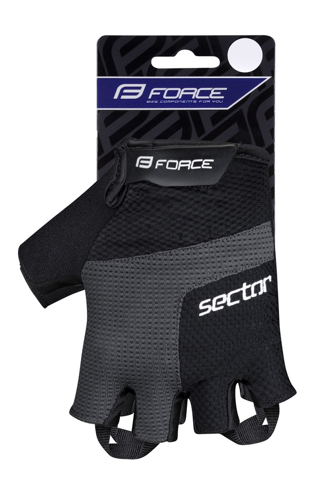 Manusi pentru bicicleta Force SECTOR Negru-gri 9052564 photo 2