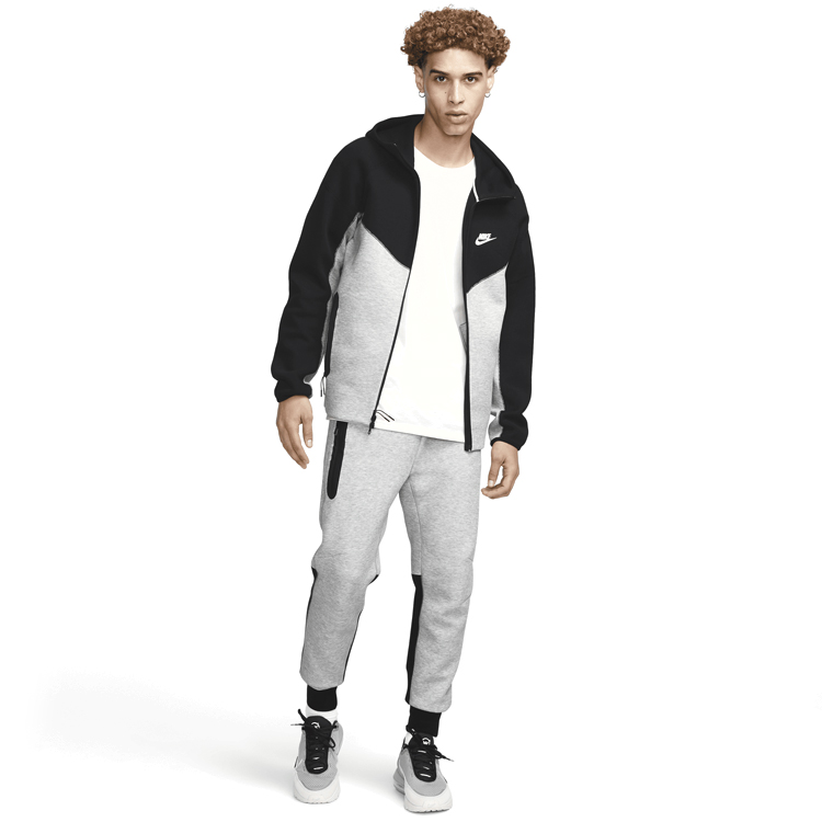 Брюки Nike M NK TCH FLC JGGR M Черный/Серый Мужской photo 2
