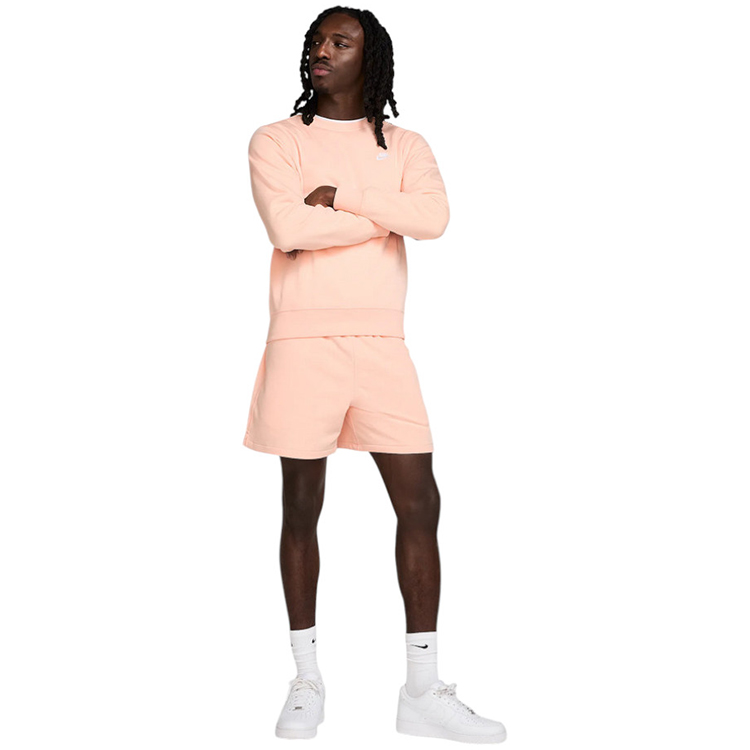 Sorti de bărbați Nike M NK CLUB FLOW FT SHORT XS Piersica photo 2