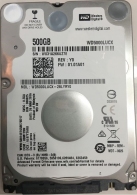 2.5" HDD 500GB Western Digital WD5000LUCX, Blue™, 5400rpm, 16MB, 7mm, SATAIII, NP thumbnav 1