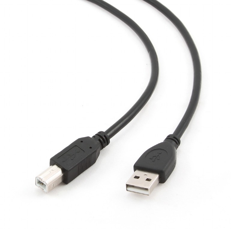 Cable USB2.0 - 3m - Cablexpert CCF-USB2-AMBM-10, Premium quality, 3 m, USB 2.0 A-plug B-plug, with Ferrite core, Black photo 1 Cable USB2.0 - 3m - Cablexpert CCF-USB2-AMBM-10, Premium quality, 3 m, USB 2.0 A-plug B-plug, with Ferrite core, Black photo 1