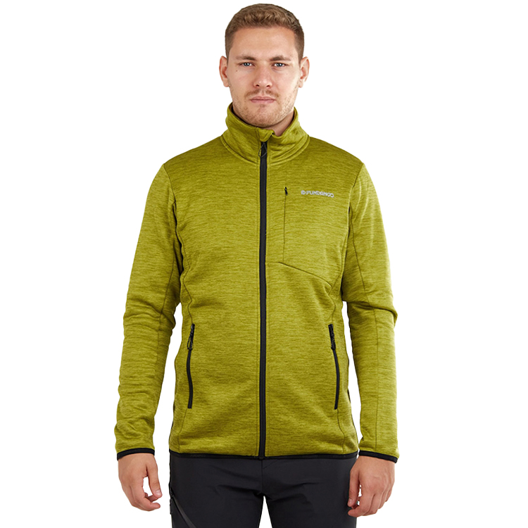 Hanorac pt bărbați Fundango Jefferson Fleece Jacket S Galben photo 3