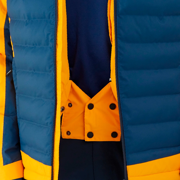Geacă pt Barbati Fundango Orion Padded Jacket S Albastru-oranj photo 3