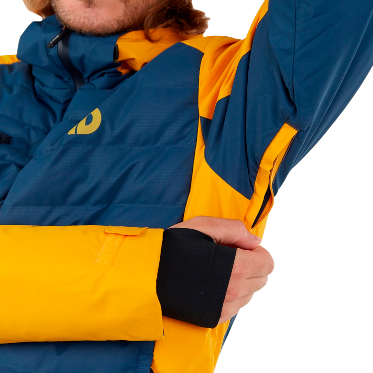 Geacă pt Barbati Fundango Orion Padded Jacket S Albastru-oranj photo 4