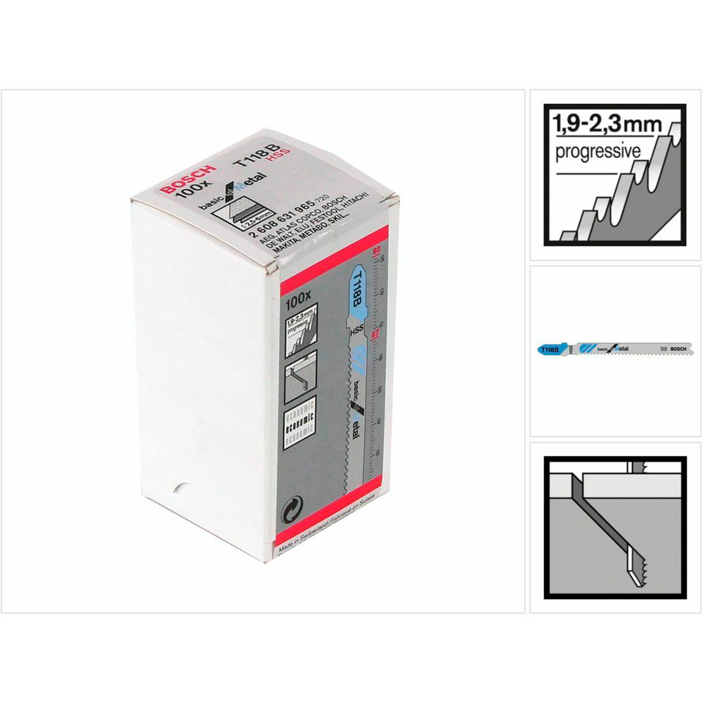 Набор пилок для лобзика Bosch 2608631965 photo 2