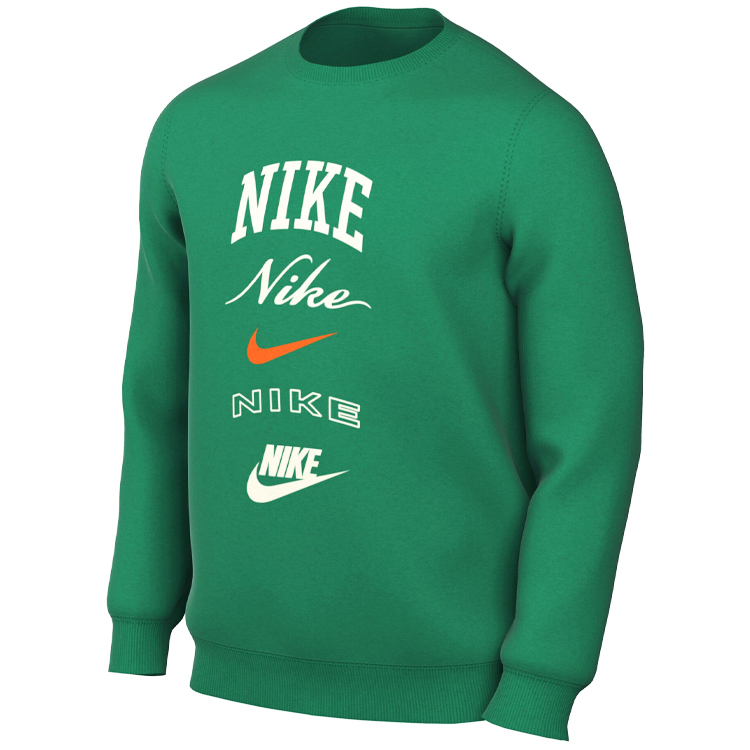Hanorac pt bărbați Nike M NK CLUB BB CREW STACK GX XS Verde photo 1 Hanorac pt bărbați Nike M NK CLUB BB CREW STACK GX XS Verde photo 1