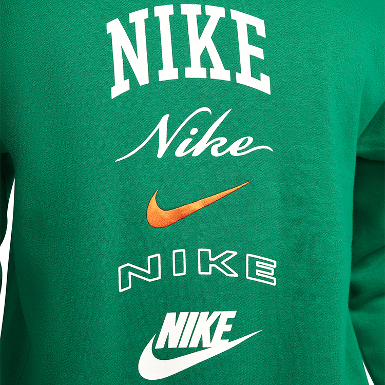 Hanorac pt bărbați Nike M NK CLUB BB CREW STACK GX XS Verde photo 3
