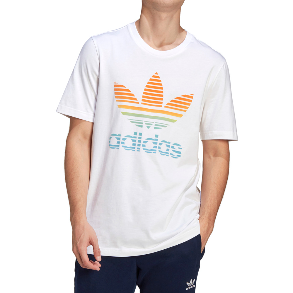 Tricou bărbătesc Adidas TREF OMBRE T S Alb photo 1
