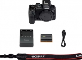 Mirrorless Camera CANON EOS R7 Body + Mount Adapter EF-RF (5137C018) thumbnav 2