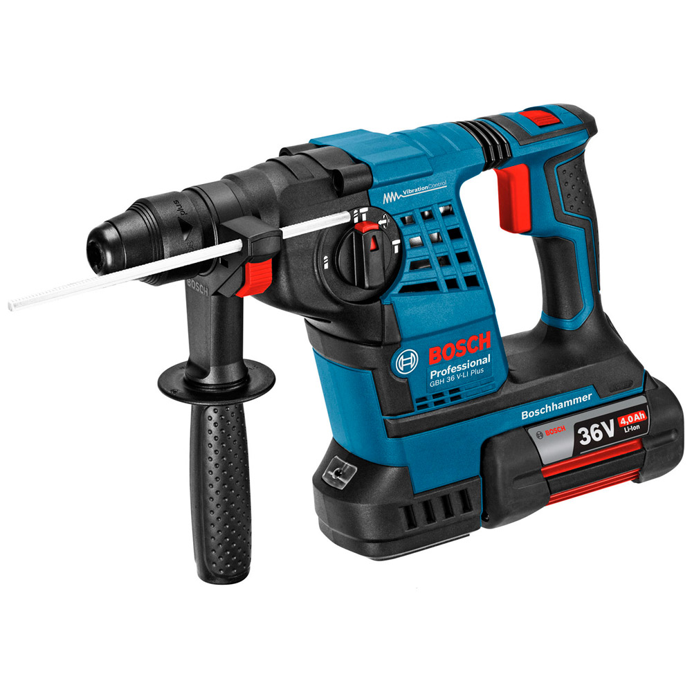 Ciocan rotopercutor acumulator Bosch GBH 36V-Li Plus 2x4.0Ah, 0611906003  photo 1