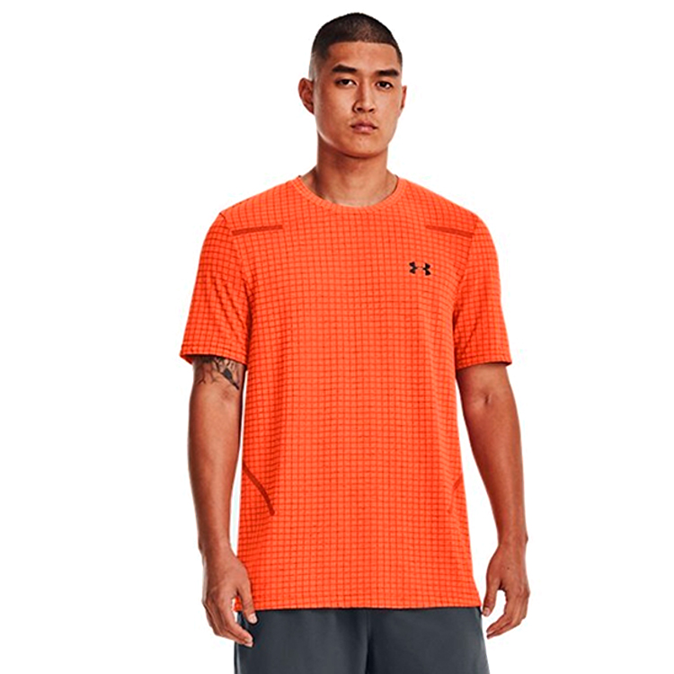 Tricou bărbătesc Under Armour UA M SEAMLESS GRID SS S Oranj photo 4