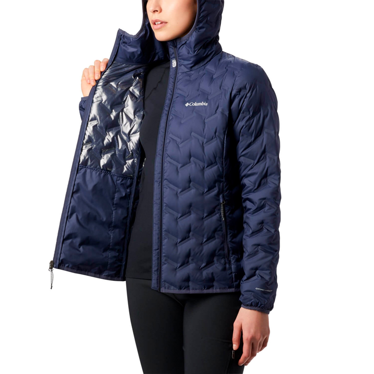 Columbia Delta Ridge Down Hooded Jacket XS Синий Женский photo 4
