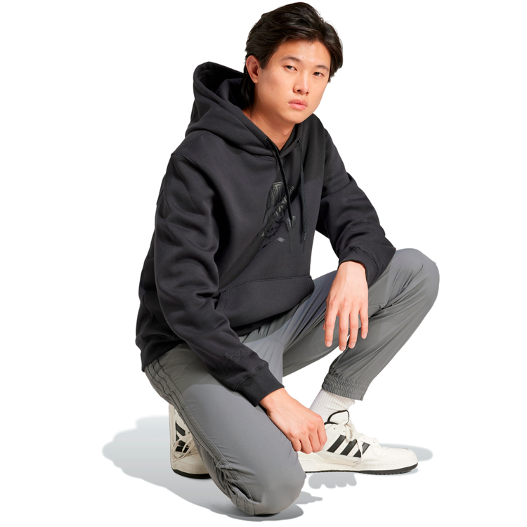 Hanorac pt bărbați Adidas VRCT HOODED 1 XS Negru photo 2