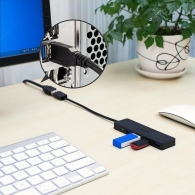 Anker 4-Port USB 3.0 Ultra Slim Data Hub, black thumbnav 4