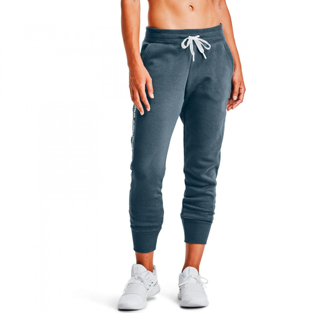 Брюки Under Armour UA Rival Fleece EMB Pant L Синий Женский photo 2