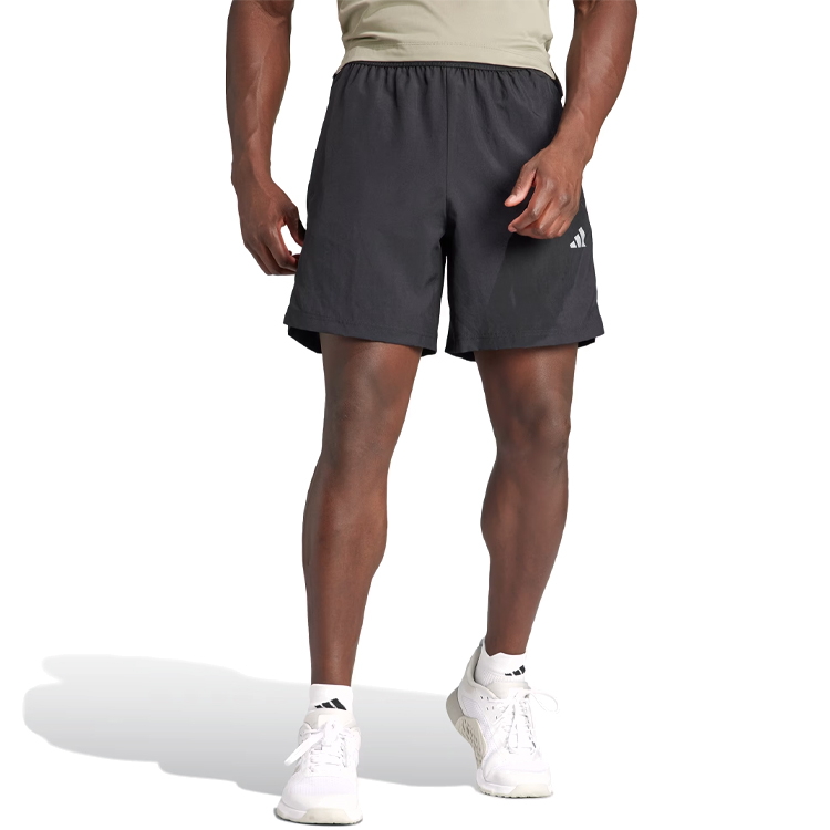 Шорты мужские Adidas GYM+ WV SHORT M Черный photo 5