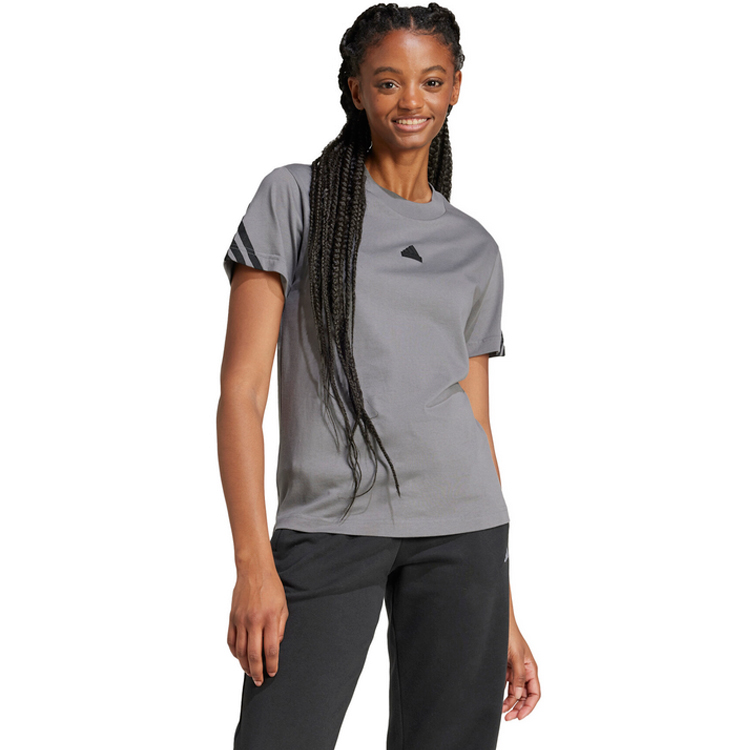 Tricou Adidas W FI 3S TEE XXS Gri Femei photo 2