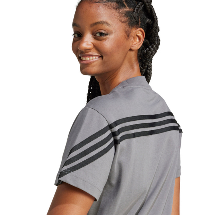 Tricou Adidas W FI 3S TEE XXS Gri Femei photo 4