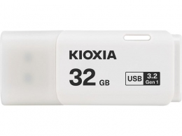 32GB USB2.0 Kioxia (Toshiba) TransMemory U202 White, Plastic, Small design (Read 20 MByte/s, Write 10 MByte/s) thumbnav 1