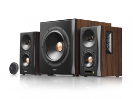 Колонки 2.1 Edifier S360DB Brown / 155W RMS / Bluetooth V5.1 / RCAx2 / AUX / Optical / Coaxial / remote control thumbnav 1