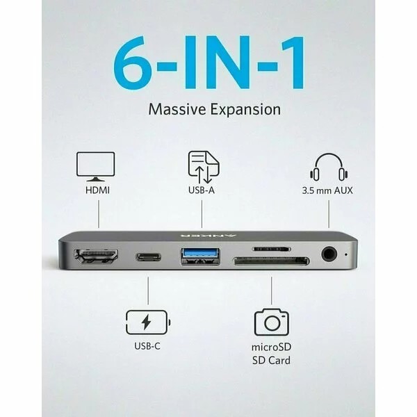 Anker Media Hub PowerExpand Direct for iPad Pro, 6-in-1 photo 4