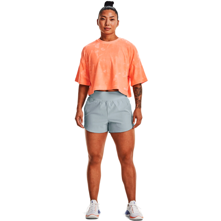 Tricou Under Armour Journey Terry SS / Femei / L / Portocaliu photo 3