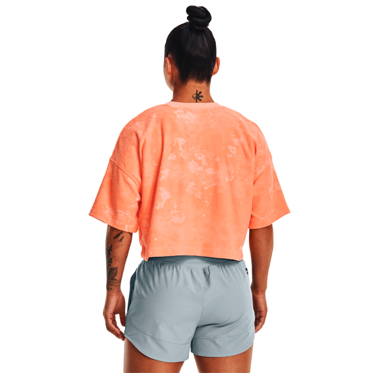 Tricou Under Armour Journey Terry SS / Femei / L / Portocaliu photo 5