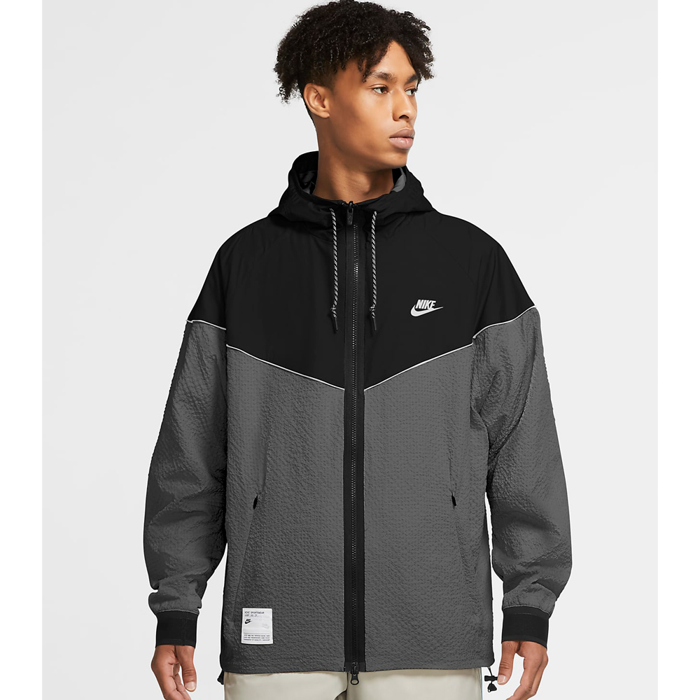 Jachetă Nike M NSW CJ WVN JACKET L Gri pentru bărbați  photo 2