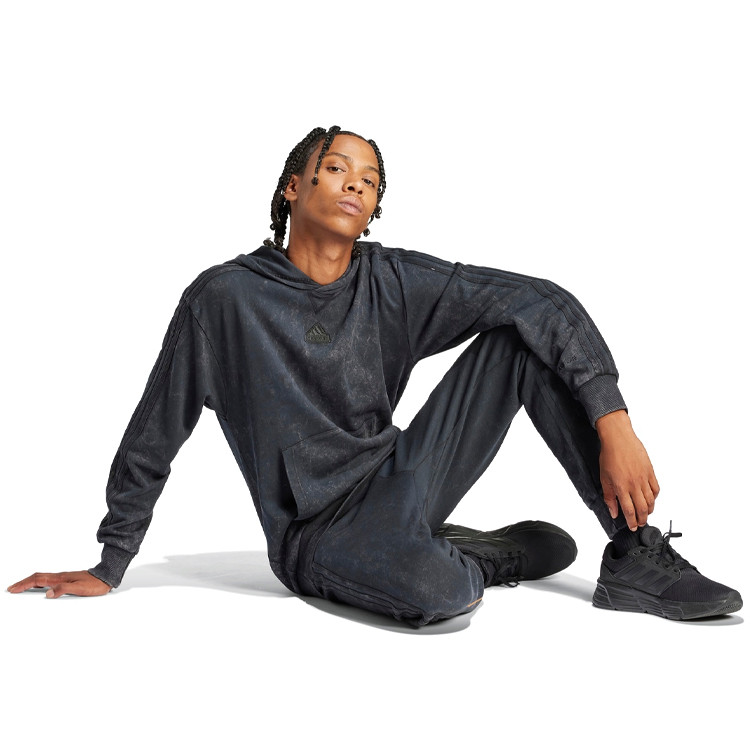 Hanorac pt bărbați Adidas M ALL SZN W HDY XS Negru photo 2
