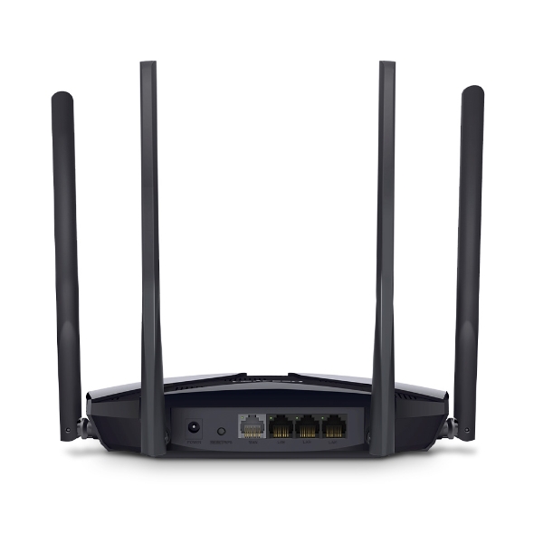 Wi-Fi роутер MERCUSYS MR80X / AX3000 Dual Band / Wi-Fi6 / Gigabit / 1WAN+3LAN / 4 external antennas photo 3