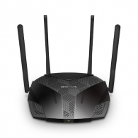 Wi-Fi роутер MERCUSYS MR80X / AX3000 Dual Band / Wi-Fi6 / Gigabit / 1WAN+3LAN / 4 external antennas thumbnav 1
