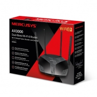 Wi-Fi роутер MERCUSYS MR80X / AX3000 Dual Band / Wi-Fi6 / Gigabit / 1WAN+3LAN / 4 external antennas thumbnav 4