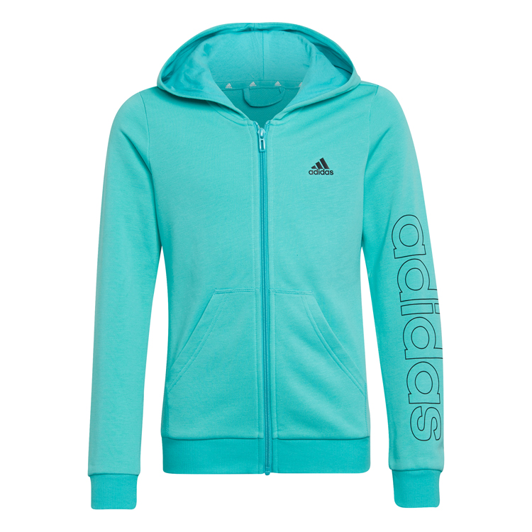 Hanorac Adidas G LIN FZ HD / Femei / 128 / Verde photo 1 Hanorac Adidas G LIN FZ HD / Femei / 128 / Verde photo 1