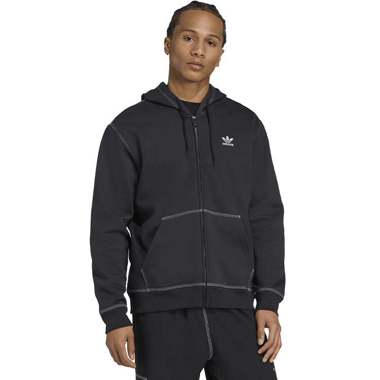 Мужская Толстовка Adidas ESSENTIALS FZHD XS Черный photo 1 Мужская Толстовка Adidas ESSENTIALS FZHD XS Черный photo 1