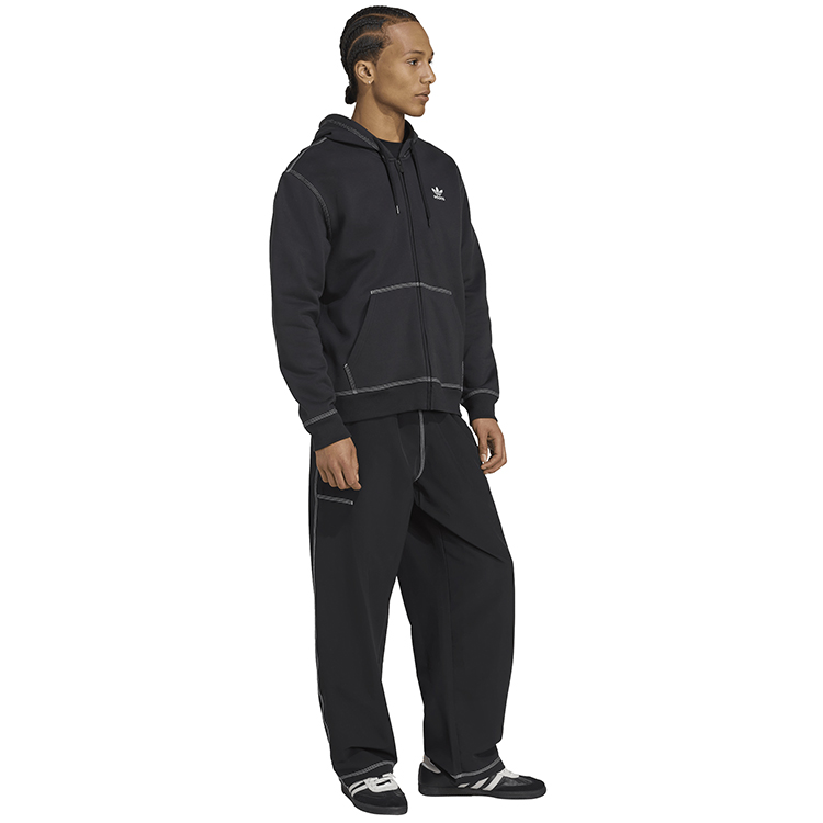 Мужская Толстовка Adidas ESSENTIALS FZHD XS Черный photo 3