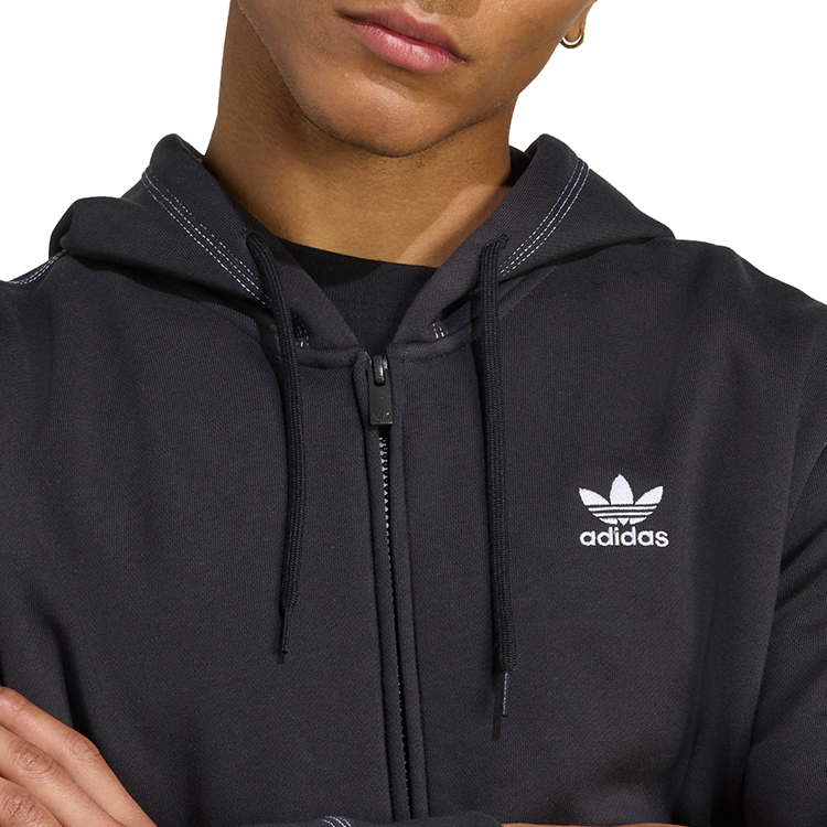 Мужская Толстовка Adidas ESSENTIALS FZHD XS Черный photo 4