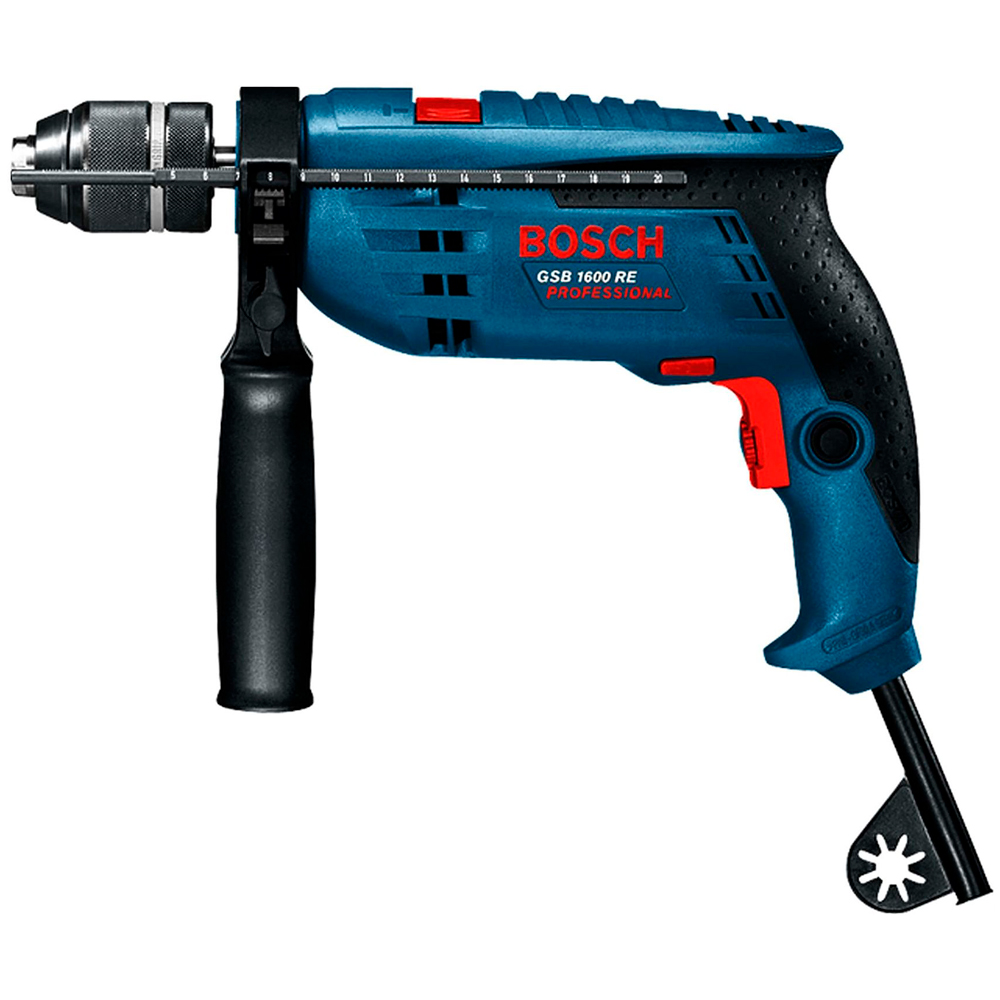 Дрель ударная Bosch GSB 1600 RE, 0601218121 photo 1