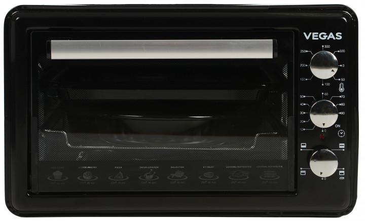 Cuptor electric Vegas VEO-7436B, 36 l, 1500 W, Negru photo Cuptor electric Vegas VEO-7436B, 36 l, 1500 W, Negru photo