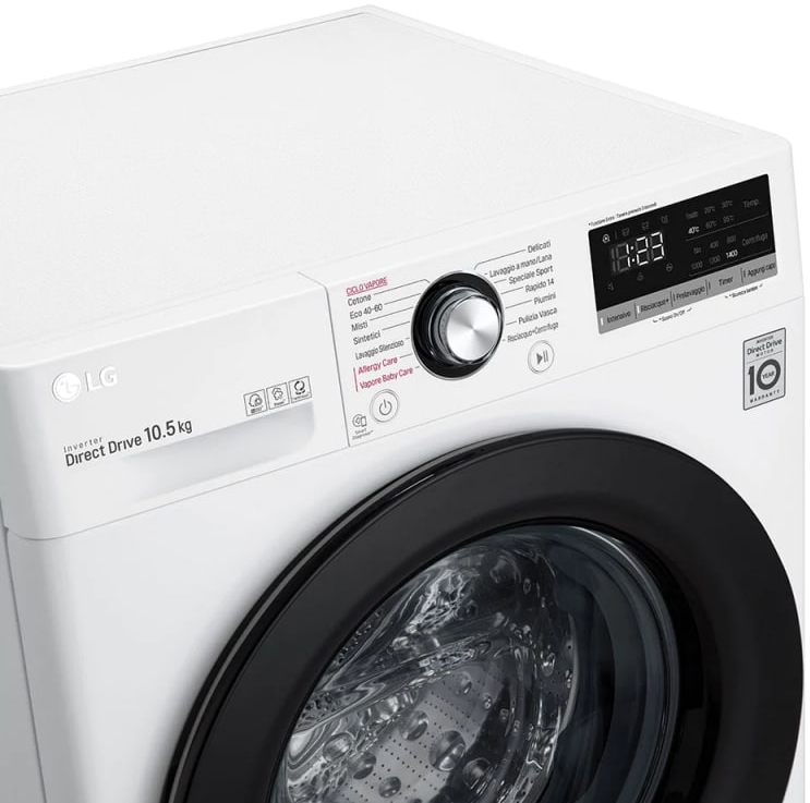 Стиральная машина LG F4WV310S6E 10.5 кг / 1400 об/мин / B / Белый photo 7