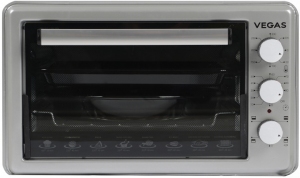 Электрическая печь Vegas VEO-7036G, 36 л, 1500 Вт, Серый thumbnav